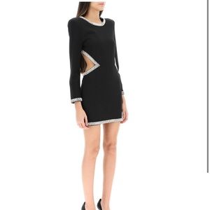 Retrofete Naomi Jersey mini dress with crystals